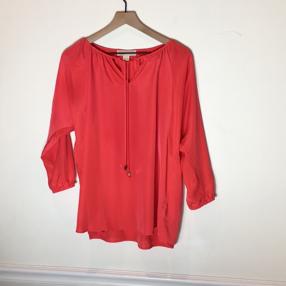 Michael Kors red blouse in size small